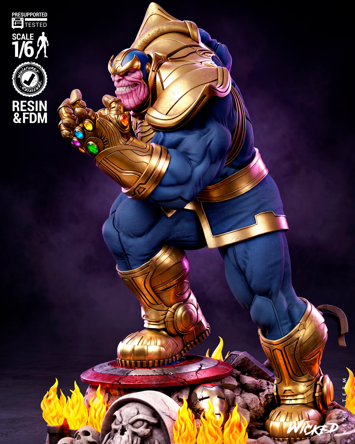 Thanos Resin Art (Wicked Studios)