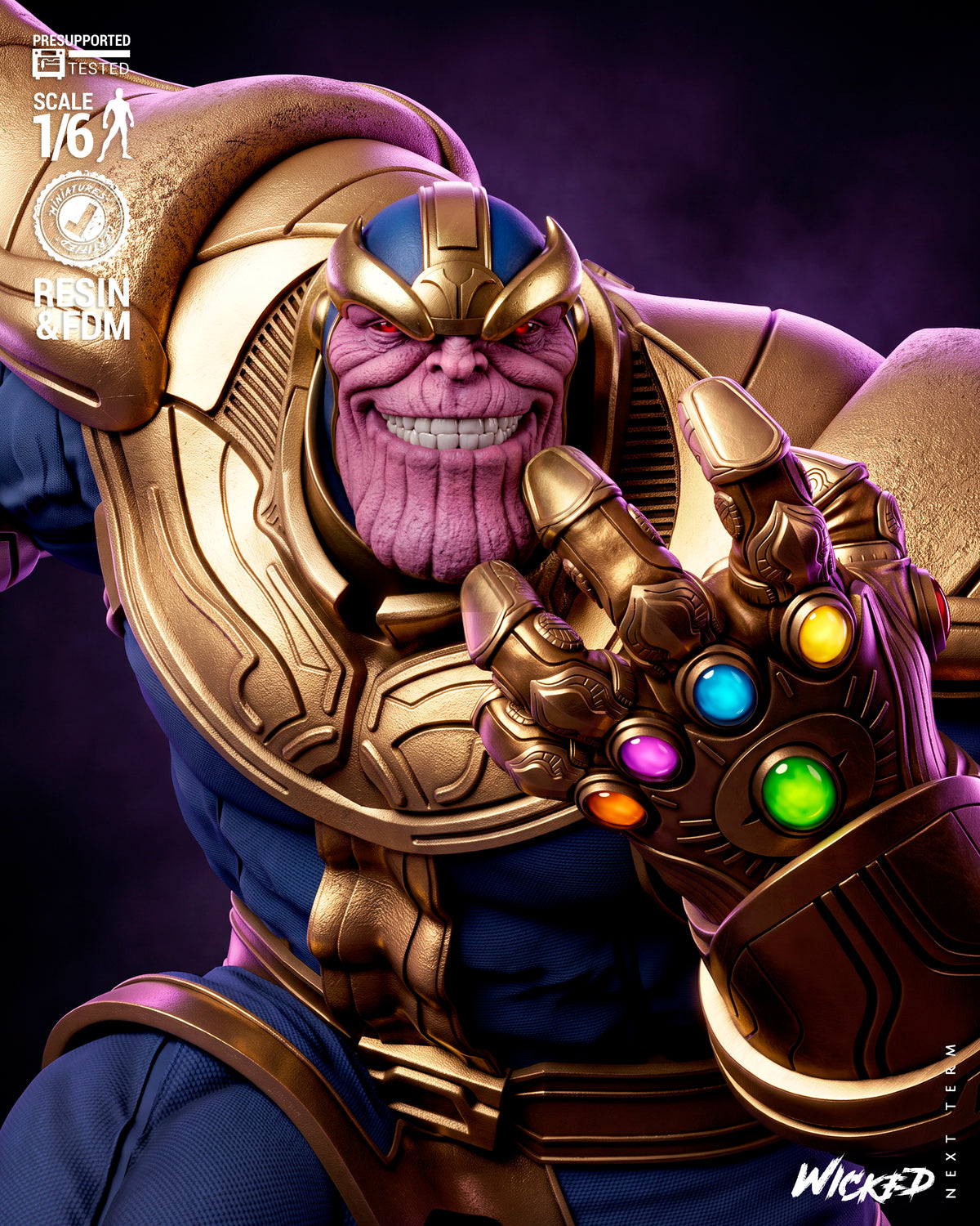Thanos Resin Art (Wicked Studios)