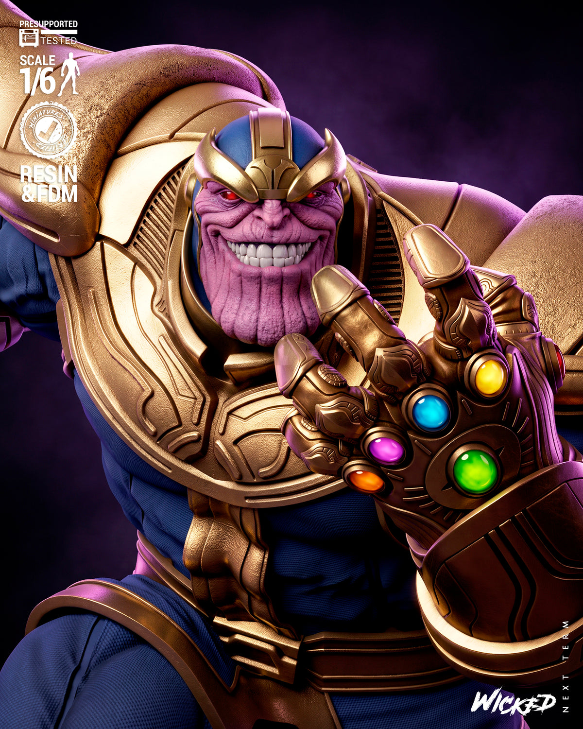 Thanos Resin Art (Wicked Studios)