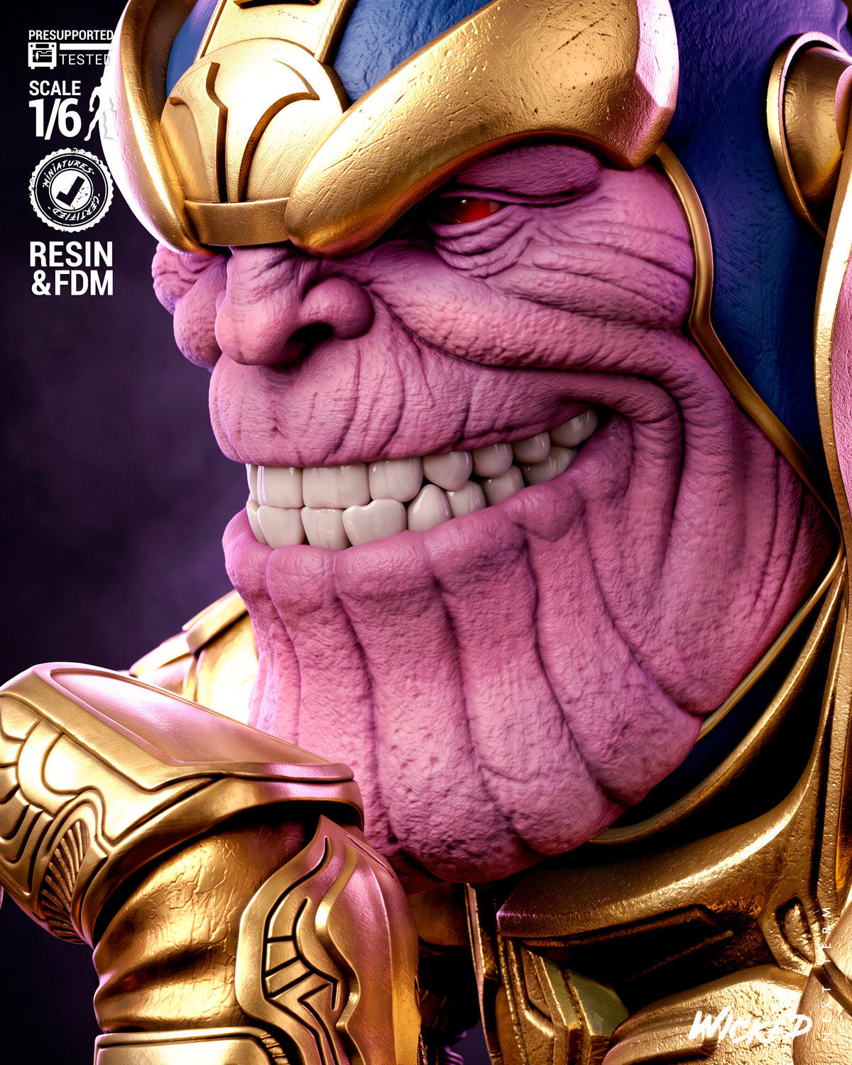 Thanos Resin Art (Wicked Studios)
