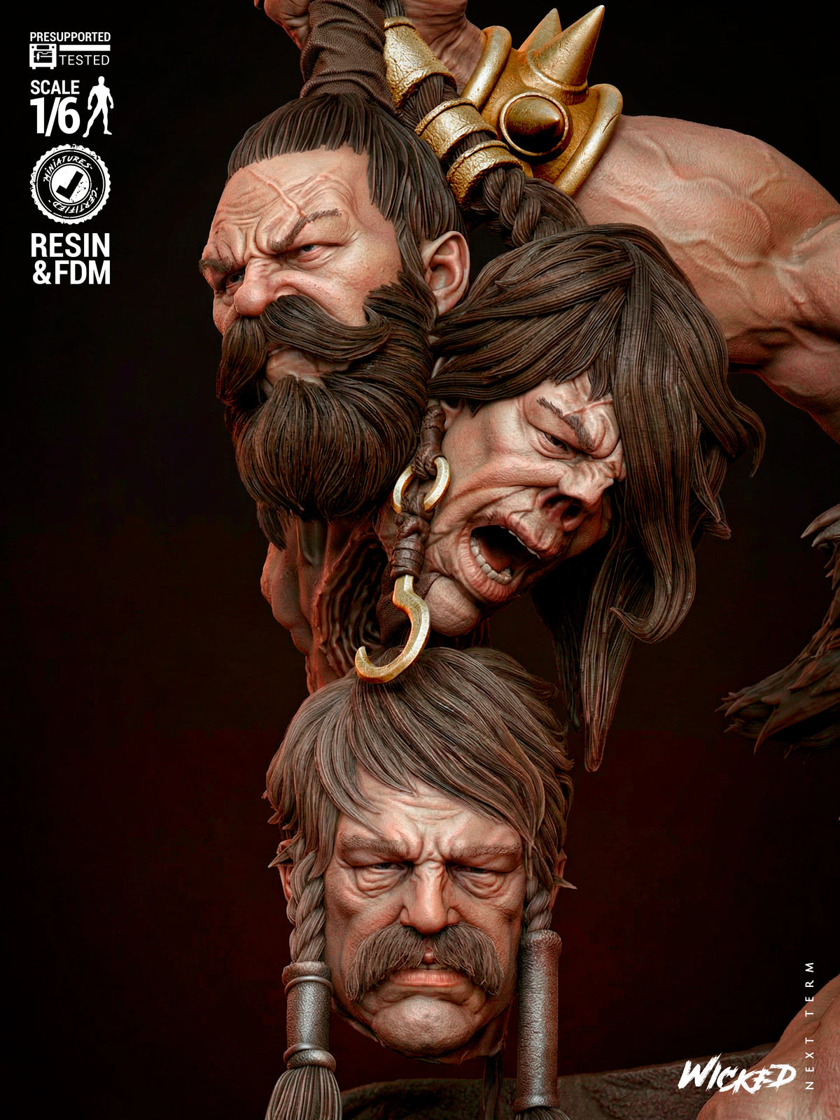 Conan the Barbarian Resin Art (Wicked Studios)