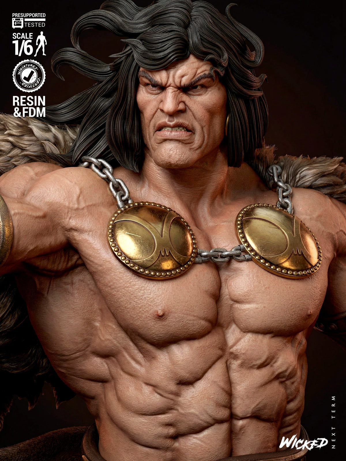 Conan the Barbarian Resin Art (Wicked Studios)