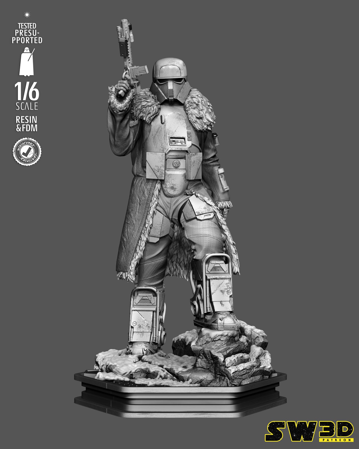 Ranger Trooper Resin Art - MTO (SW3D)