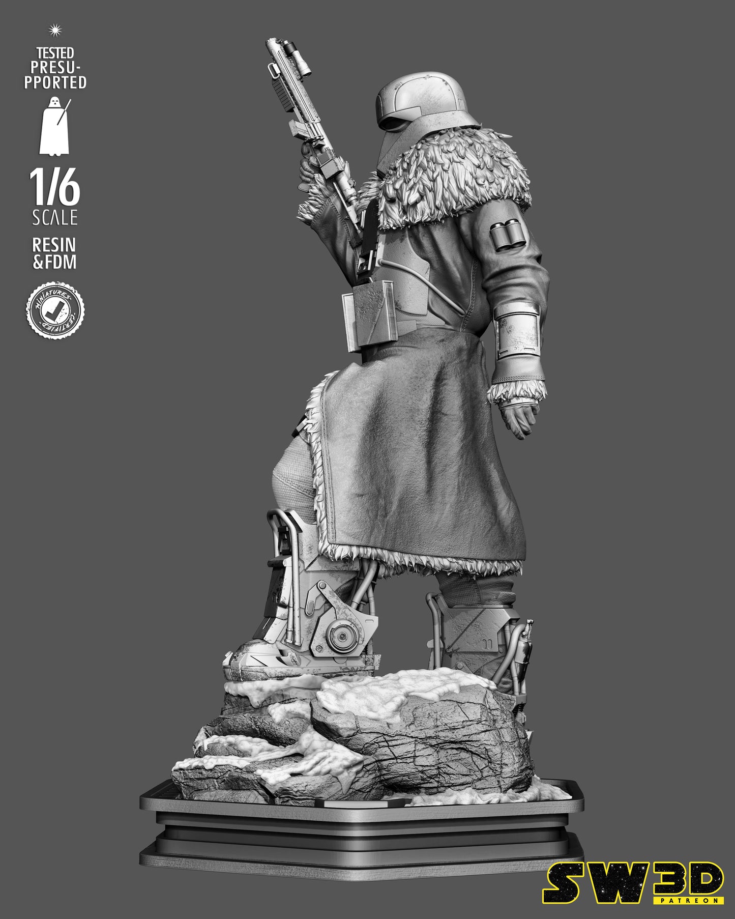 Ranger Trooper Resin Art - MTO (SW3D)