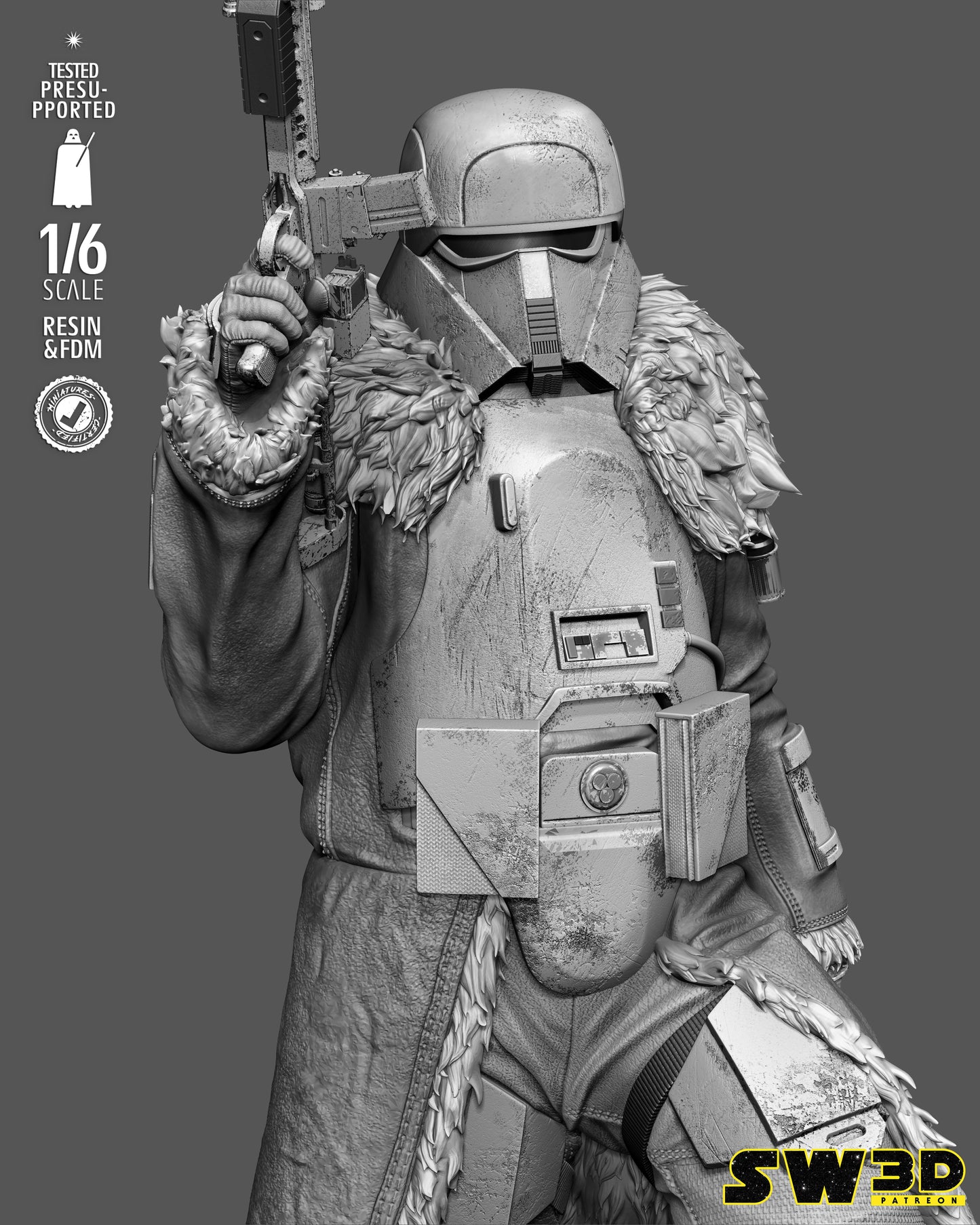 Ranger Trooper Resin Art - MTO (SW3D)