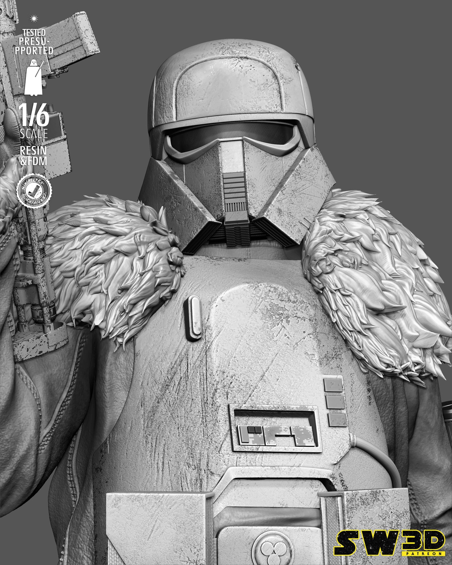 Ranger Trooper Resin Art - MTO (SW3D)