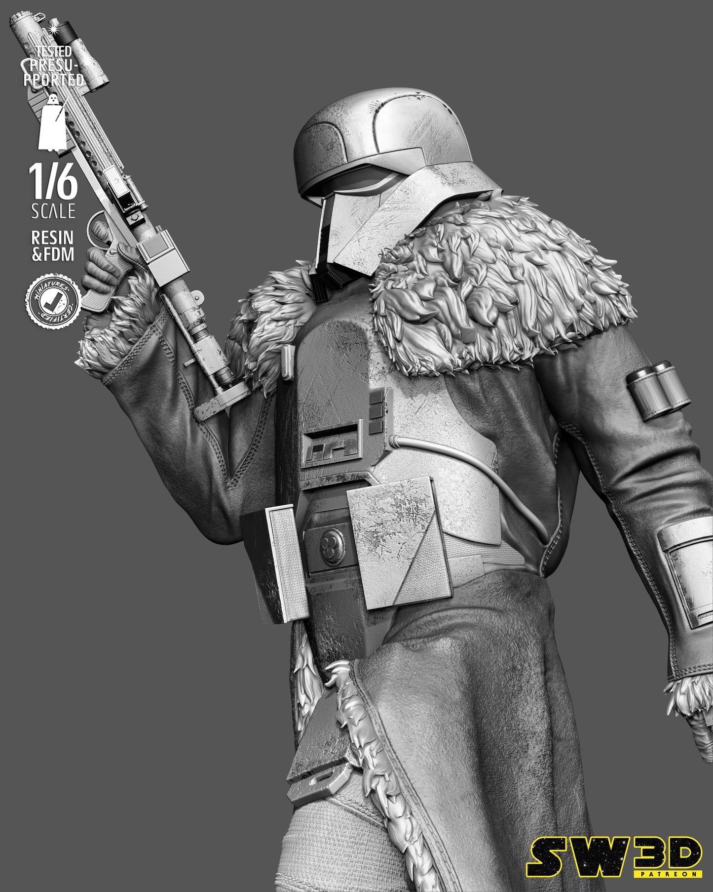 Ranger Trooper Resin Art - MTO (SW3D)
