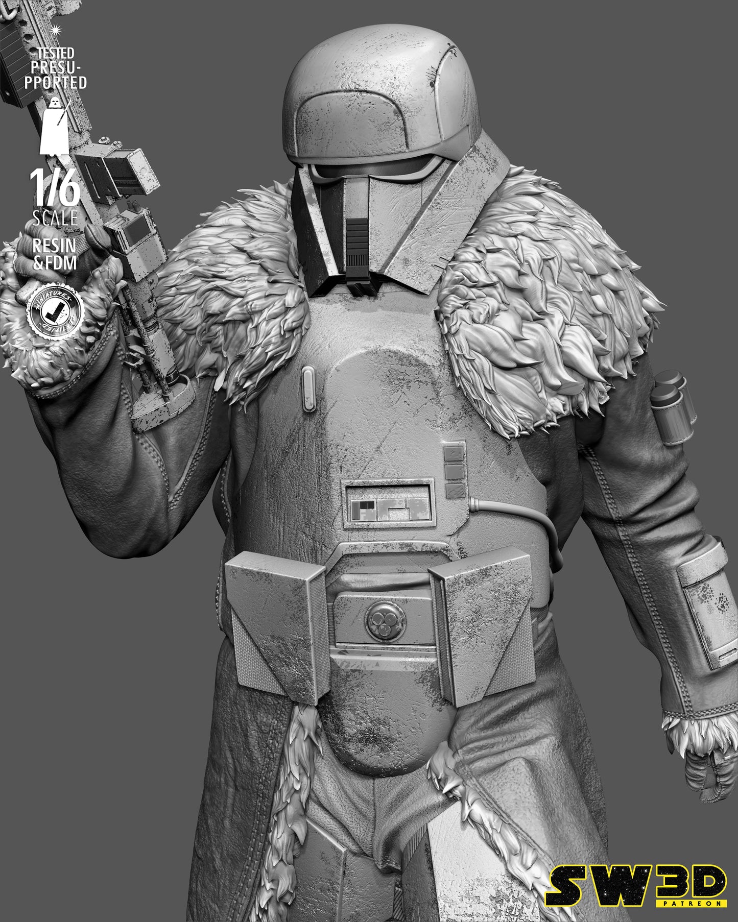 Ranger Trooper Resin Art - MTO (SW3D)