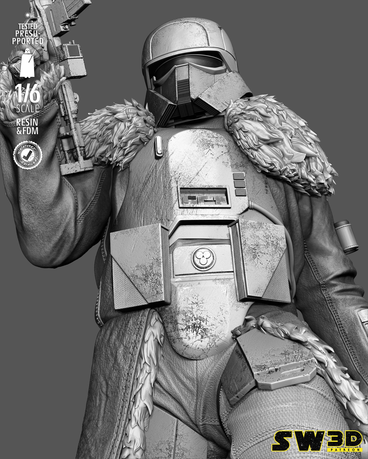 Ranger Trooper Resin Art - MTO (SW3D)