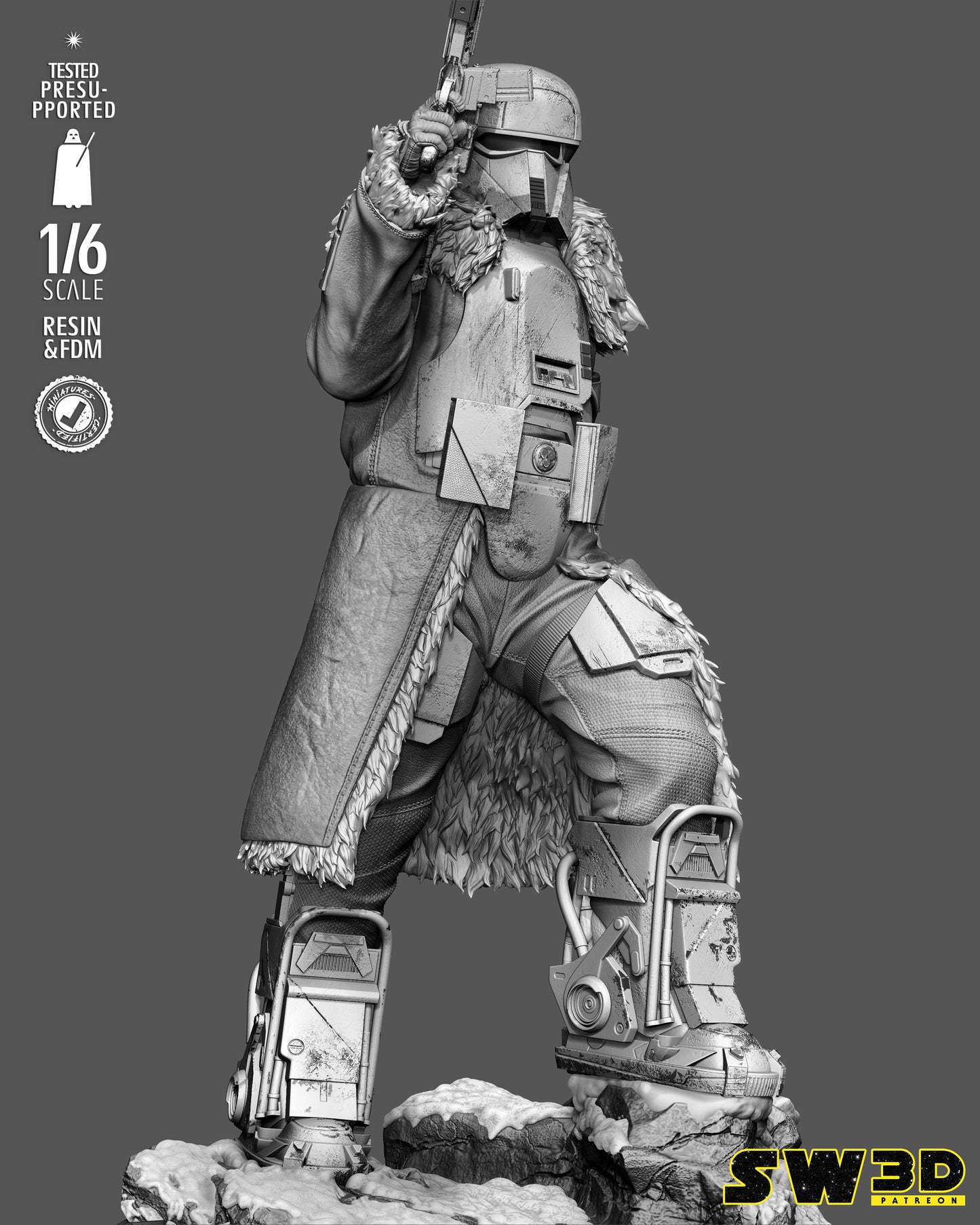 Ranger Trooper Resin Art - MTO (SW3D)