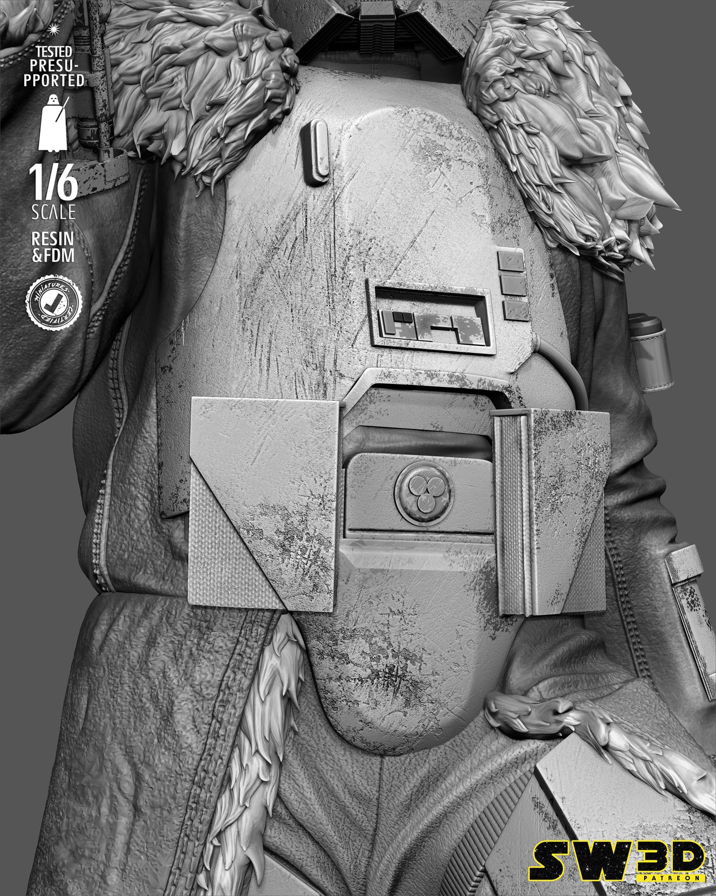 Ranger Trooper Resin Art - MTO (SW3D)