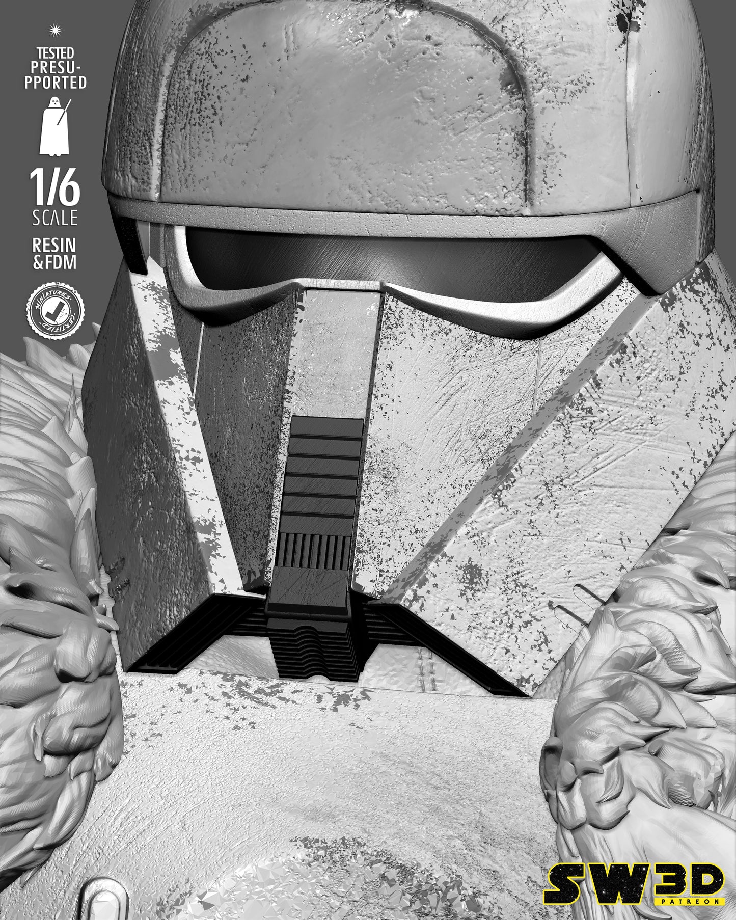 Ranger Trooper Resin Art - MTO (SW3D)