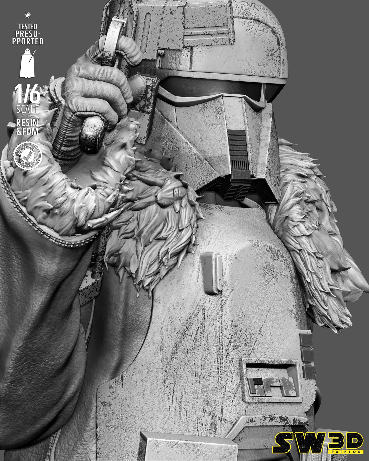 Ranger Trooper Resin Art - MTO (SW3D)