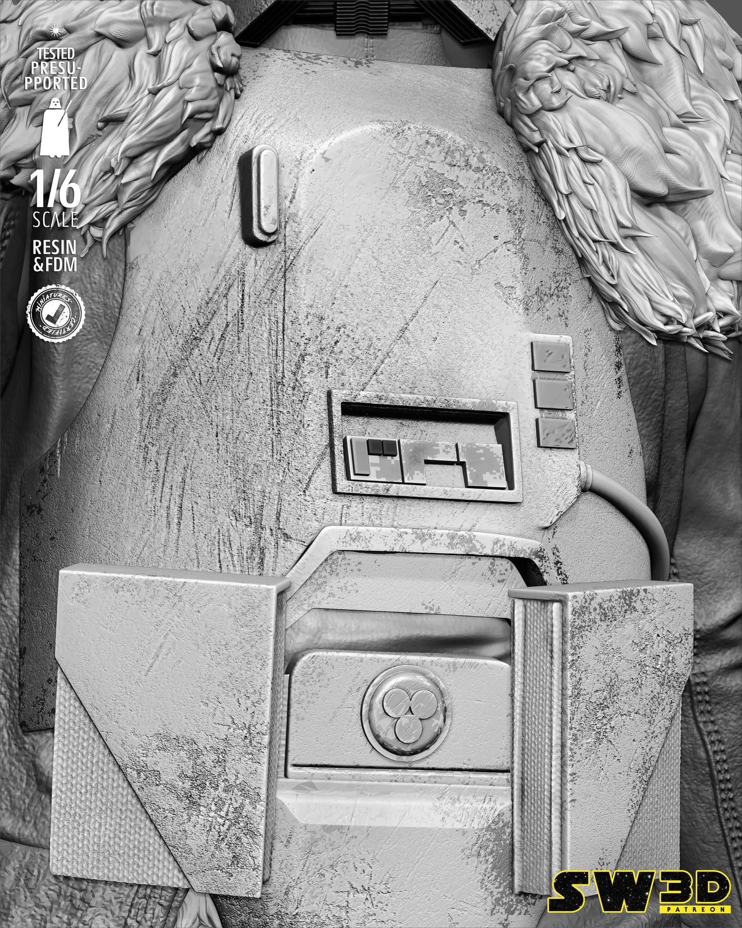 Ranger Trooper Resin Art - MTO (SW3D)