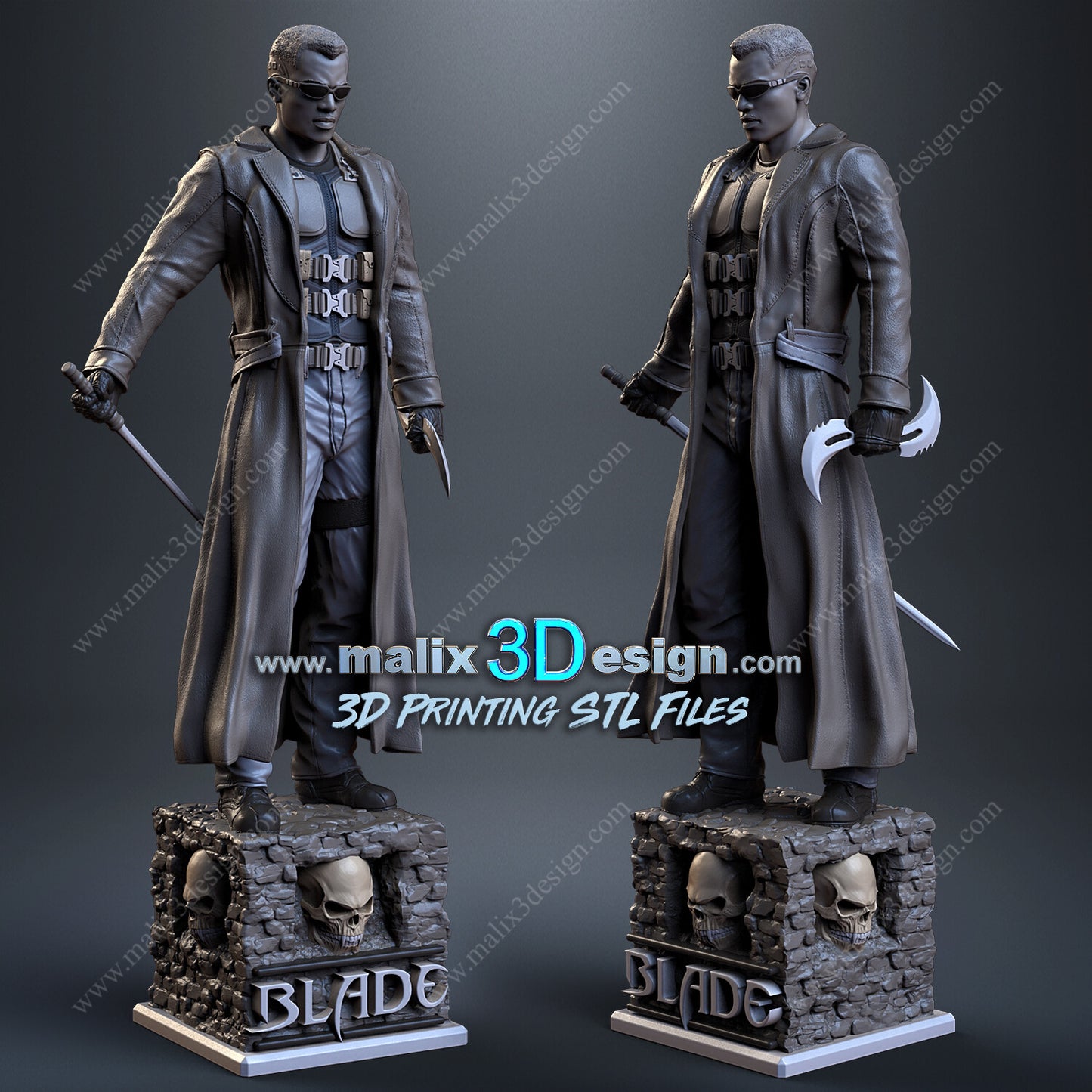 Blade Resin Fan Art Pro Painted - MTO