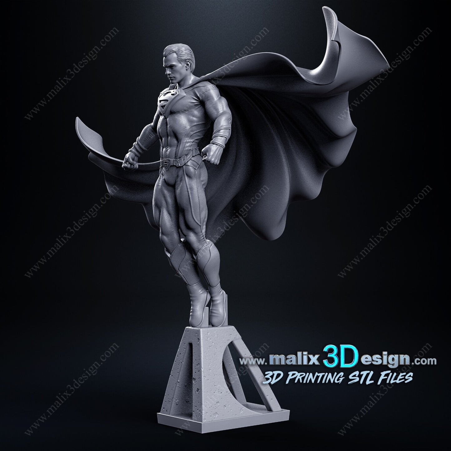 Superman Sanix Resin Fan Art Pro Painted - MTO