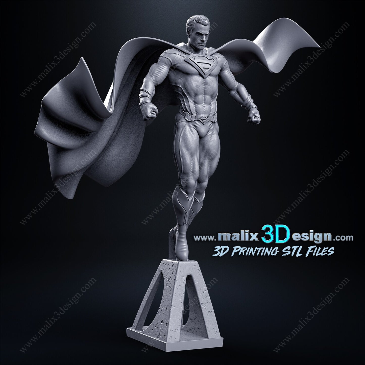 Superman Sanix Resin Fan Art Pro Painted - MTO