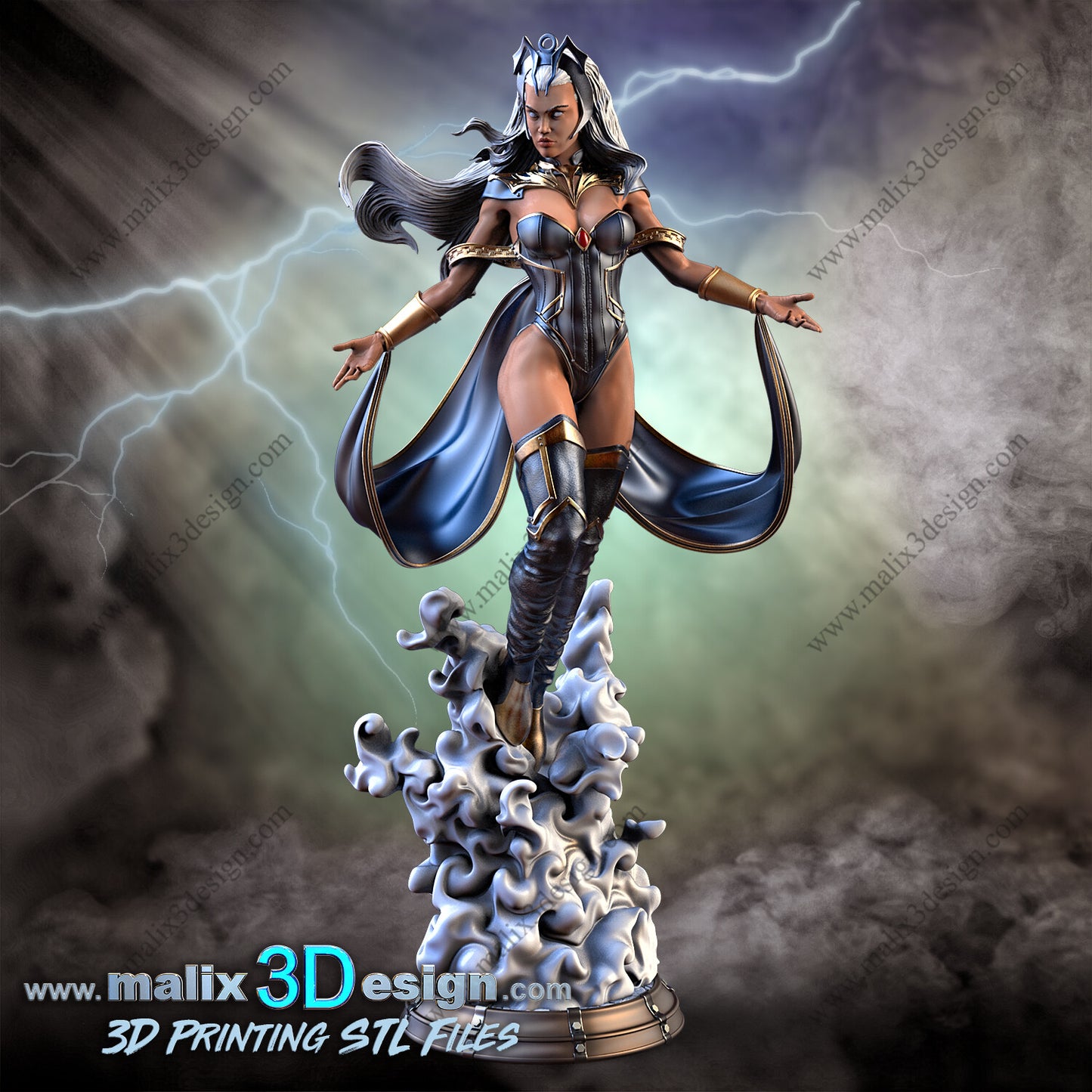 Storm Sanix Resin Fan Art Pro Painted - MTO