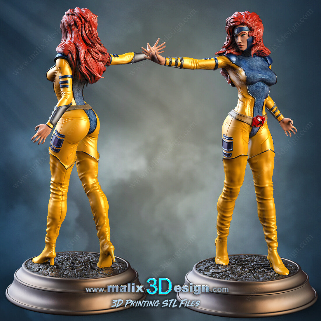 Jean Grey Sanix Resin Fan Art Pro Painted - MTO