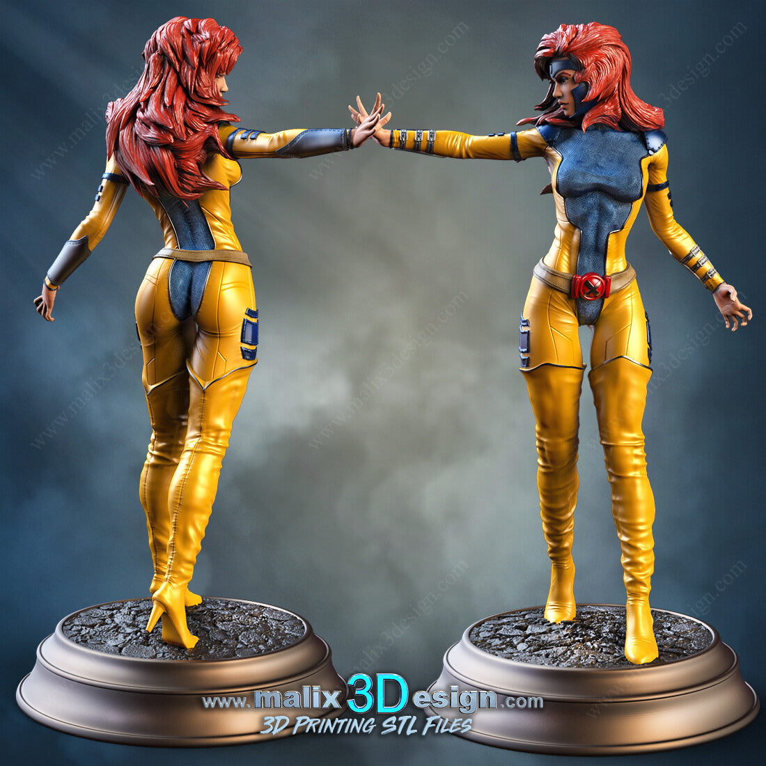 Jean Grey Sanix Resin Fan Art Pro Painted - MTO