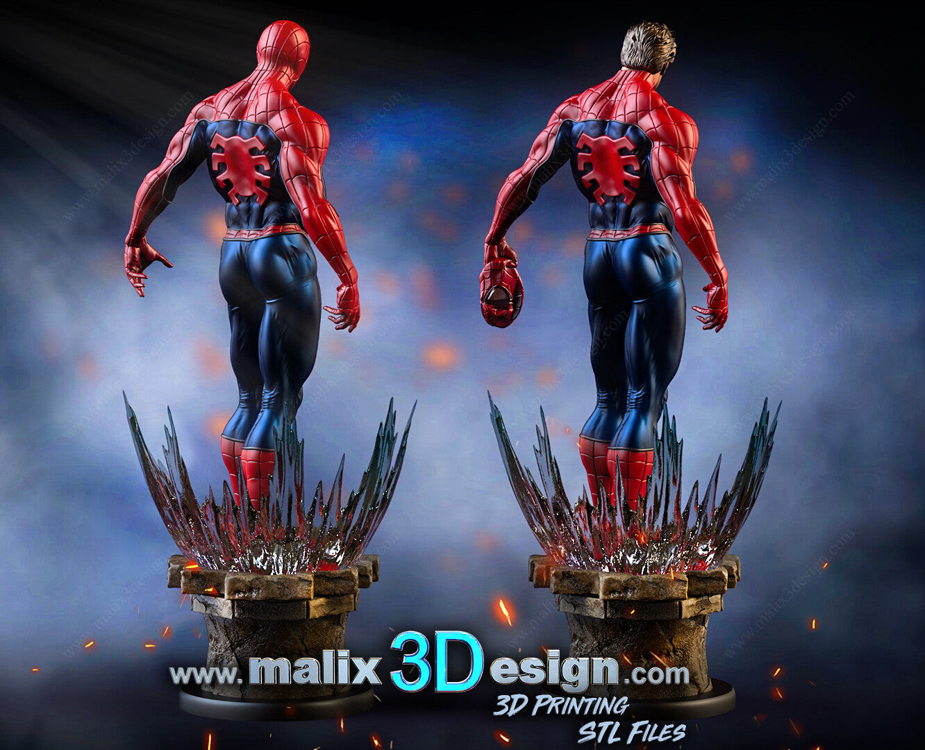 Spiderman Sanix Resin Fan Art Pro Painted - MTO