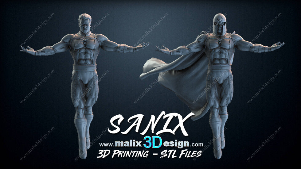 Magneto Sanix Resin Fan Art Pro Painted - MTO