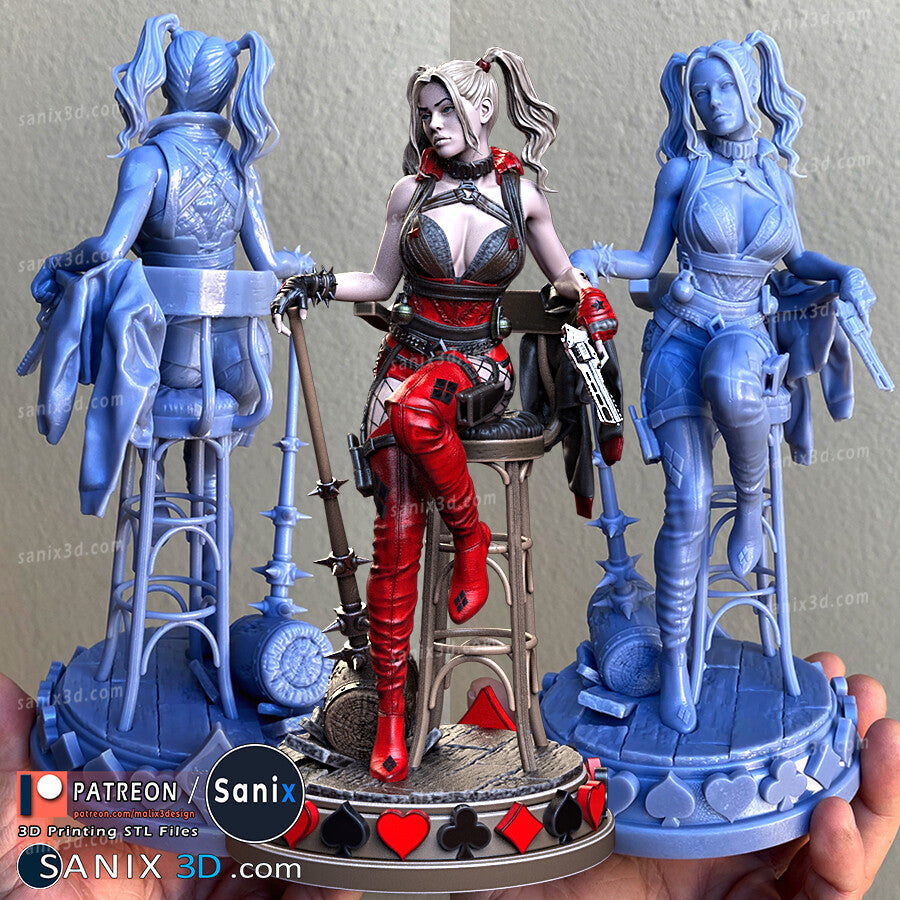 Harley Quinn Resin Fan Art - MTO (Sanix3D)