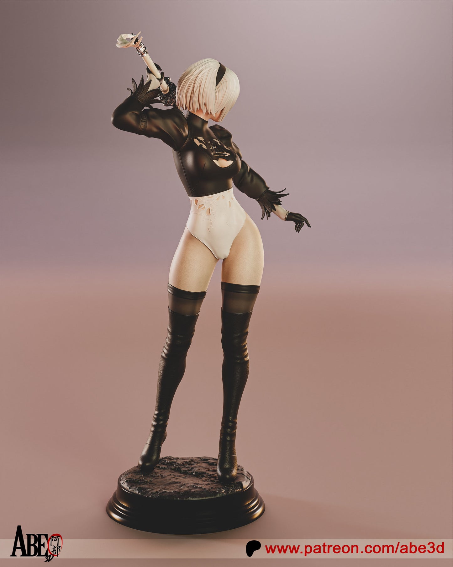 2B YoRHa Resin Fan Art (Design by Abe3D)