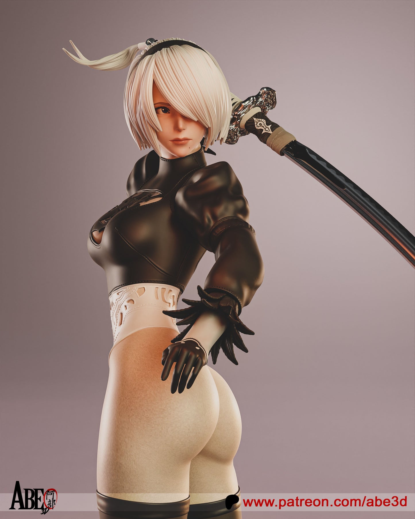 2B YoRHa Resin Fan Art (Design by Abe3D)