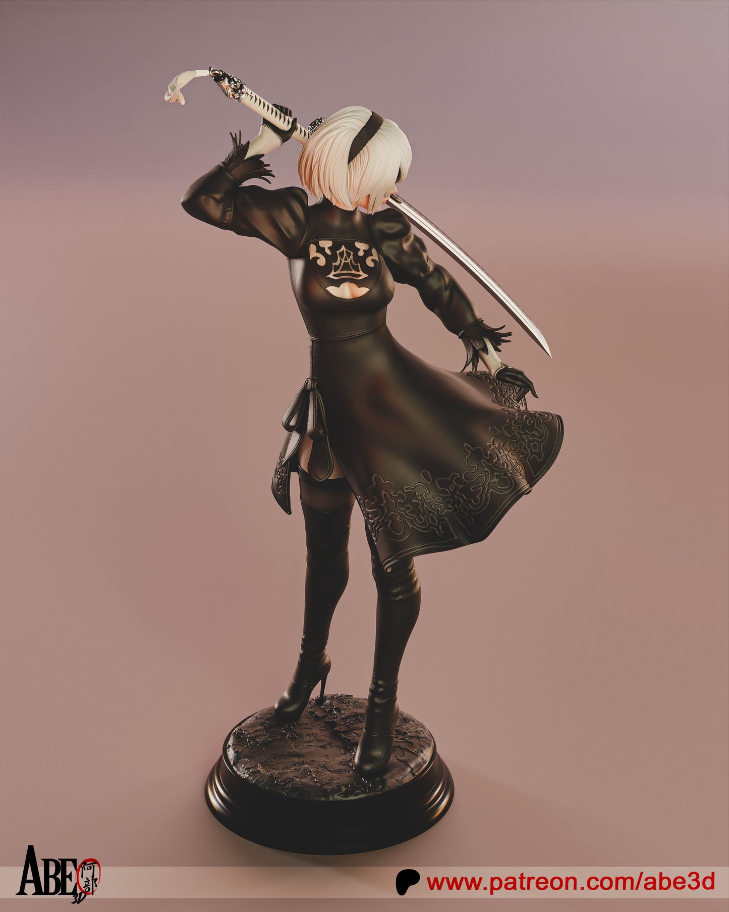 2B YoRHa Resin Fan Art (Design by Abe3D)