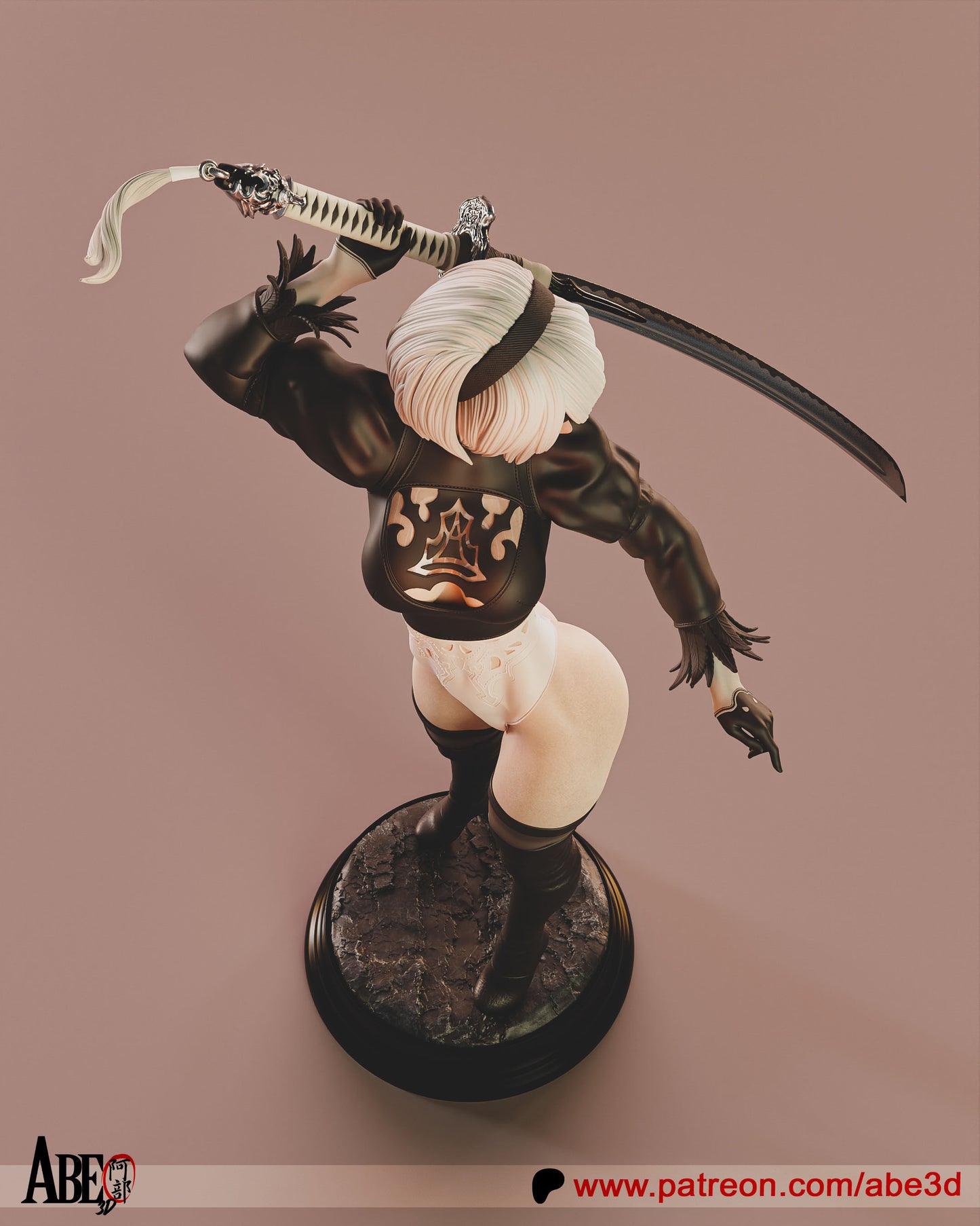 2B YoRHa Resin Fan Art (Design by Abe3D)