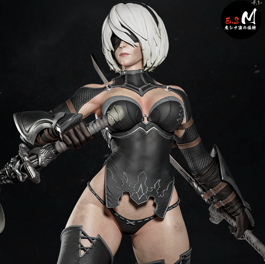 2B/A2 Nier Automata Resin Art (East Sea Monster Version)