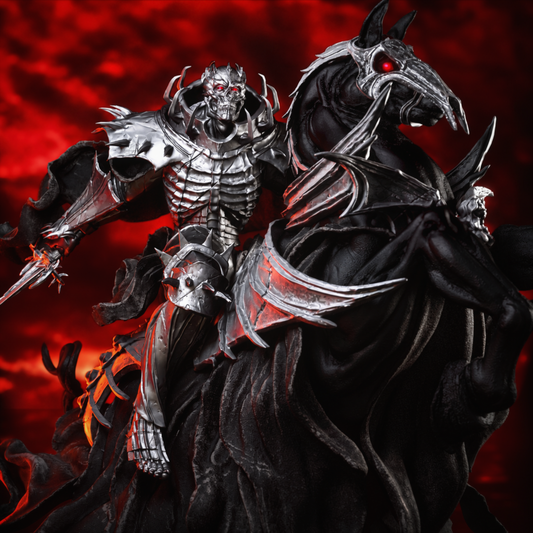 Skull Knight Collectible Resin Art (Design by CA3D)