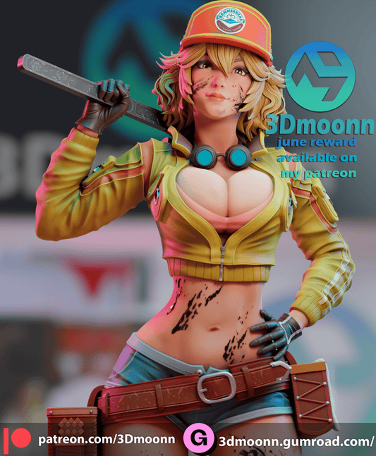 Cindy Resin Fan Art Sculpture 3DMoonn