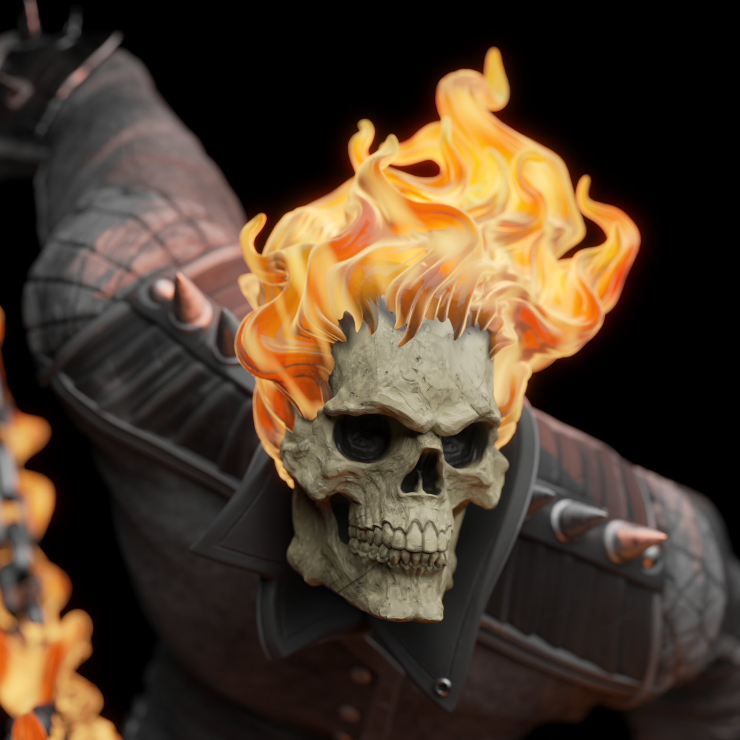 Ghost Rider Resin Fan Art - MTO (3DMind)