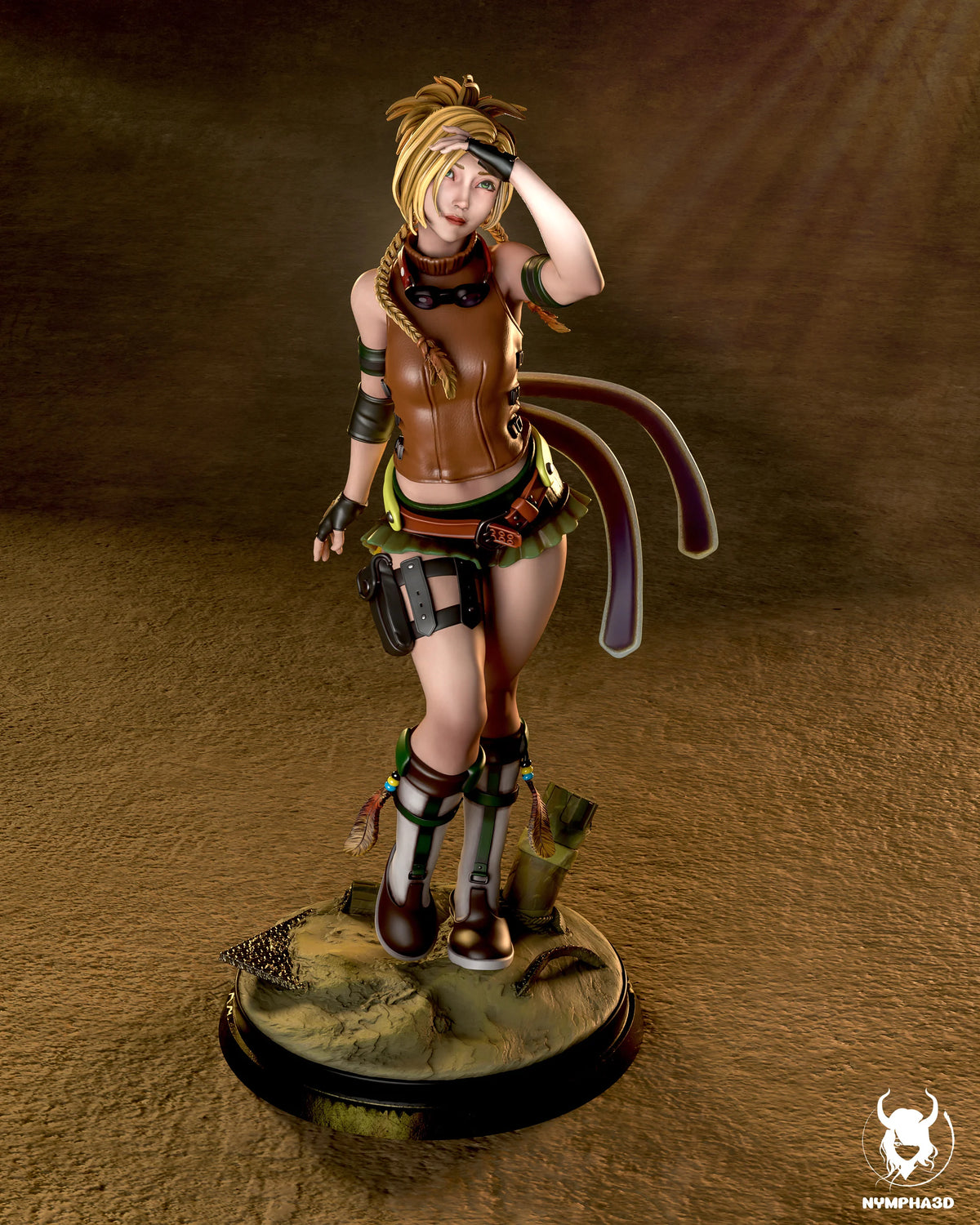 Rikku Resin Art (Nympha3D)