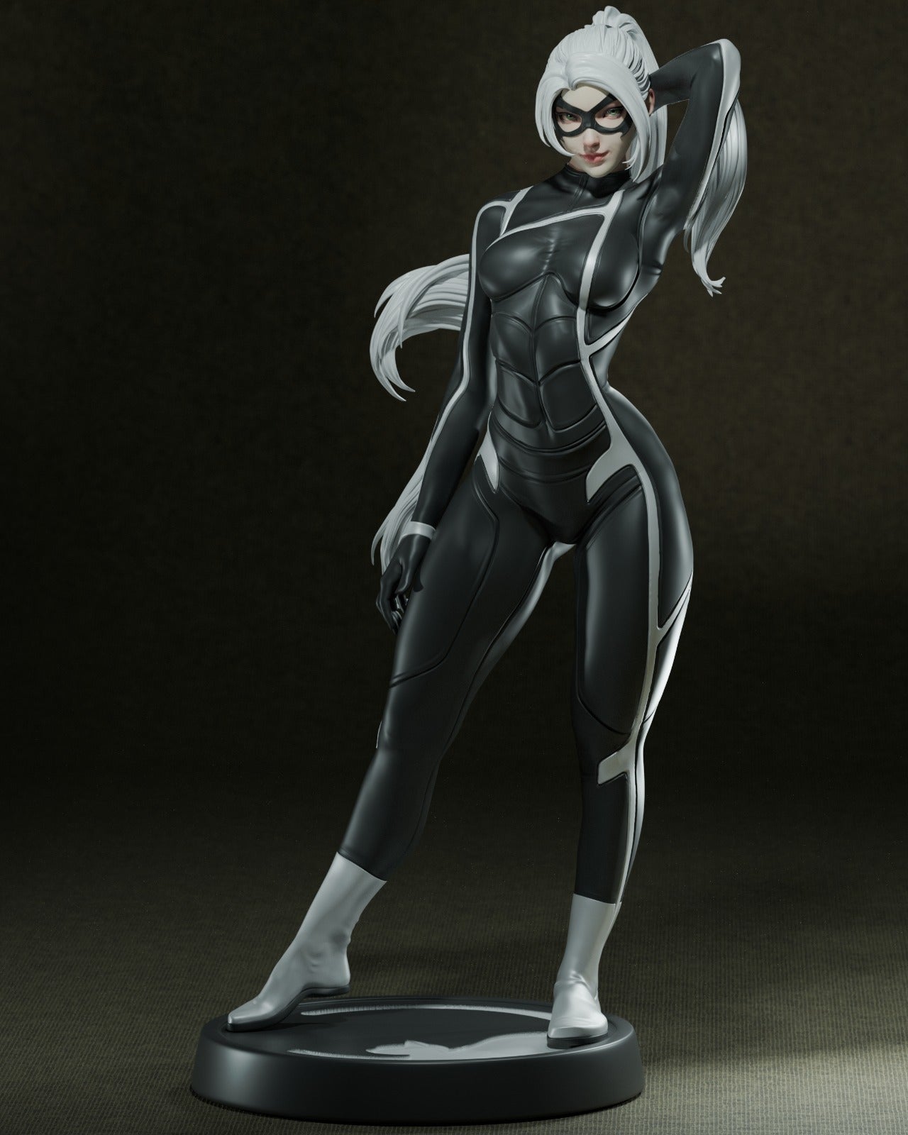 Black Cat Resin Fan Art - MTO (CA3D)