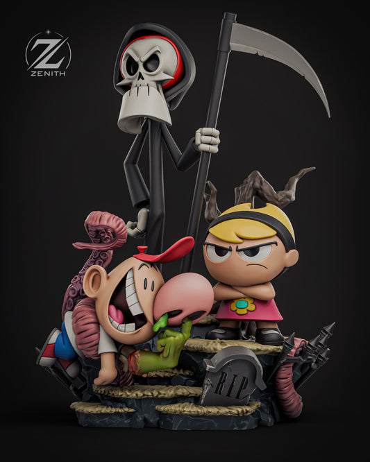 Billy and Mandy Resin Art (Design by Zenith)