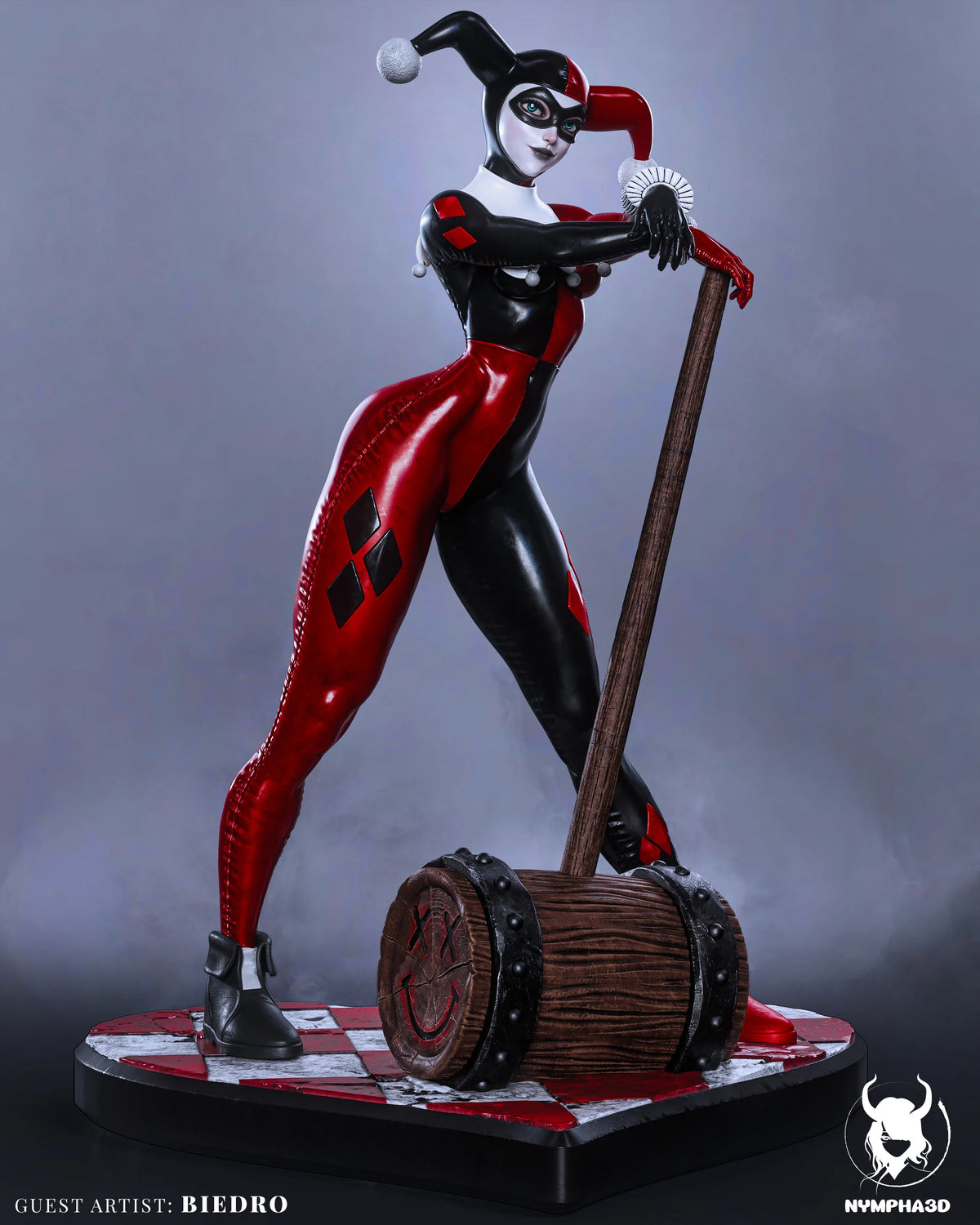 Harley Quinn Resin Art (Nympha3D)
