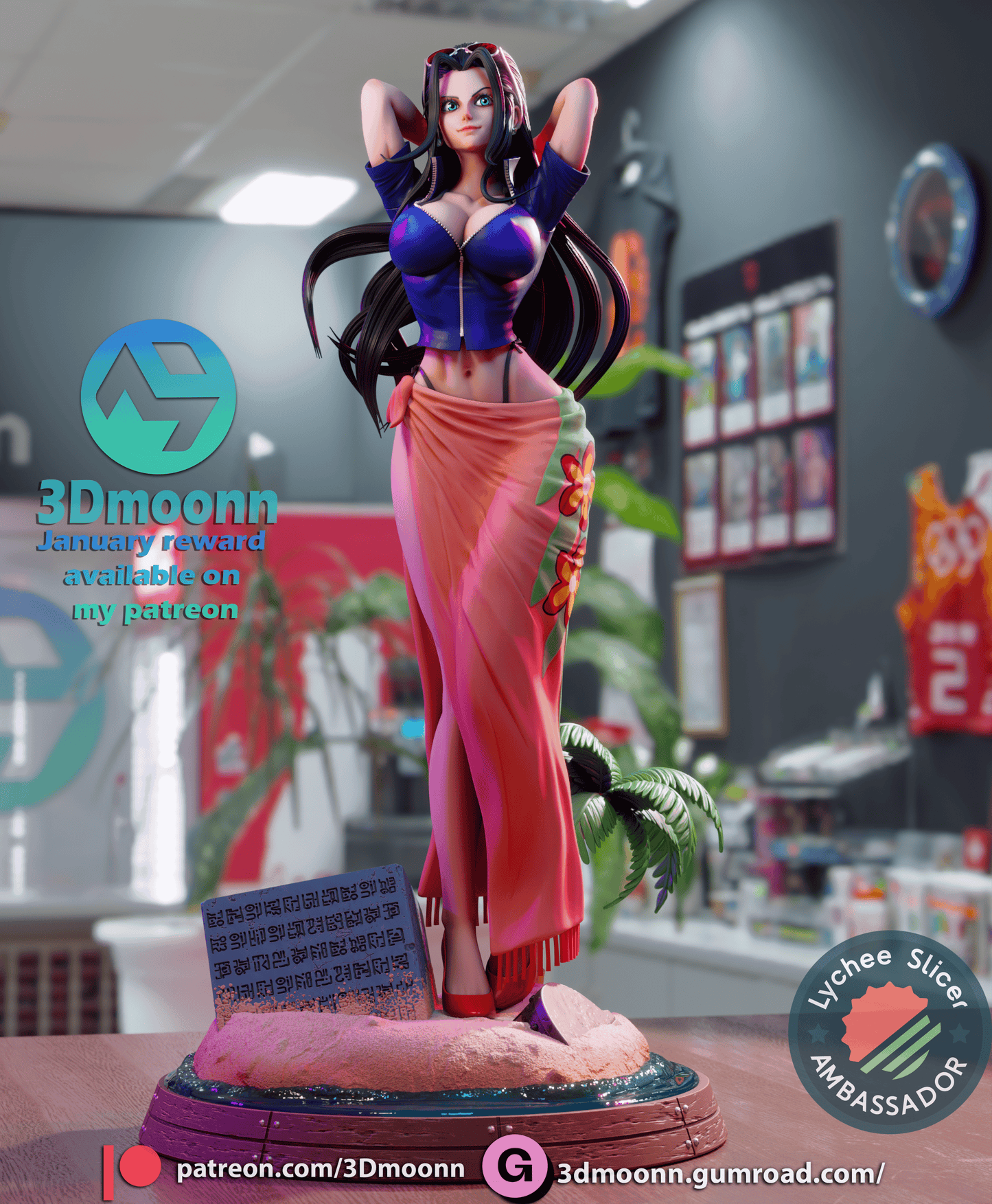 Nico Robin Resin Fan Art Sculpture (3DM)