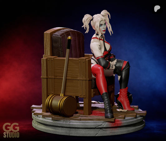 Harley Quinn Resin Art (Designed by GGStudio)