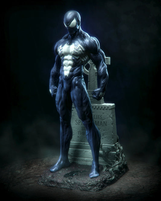 Symbiote Spiderman Resin Art (Design by CA3D)