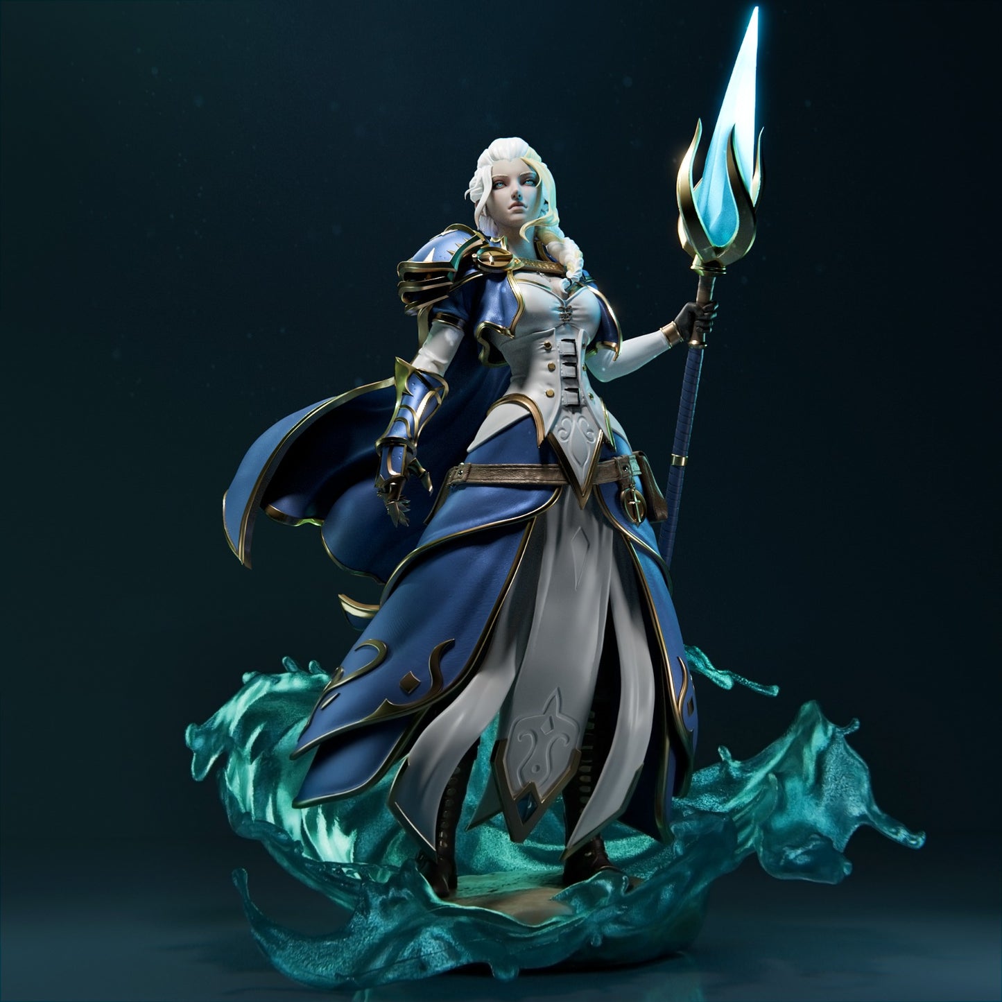 WoW Jaina Collectible Resin Fan Art Pro Painted - MTO