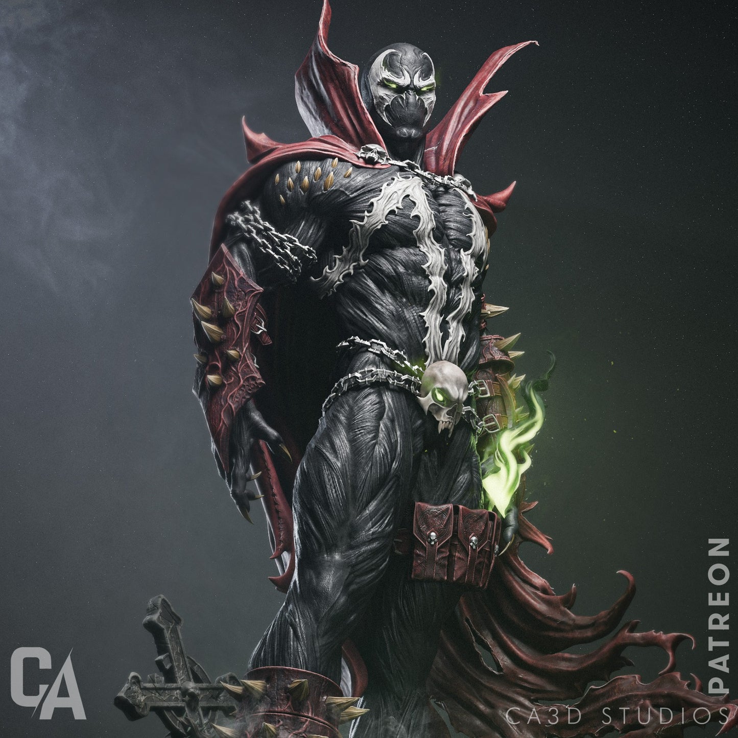 Spawn Collectible Resin Fan Art Pro Painted - MTO