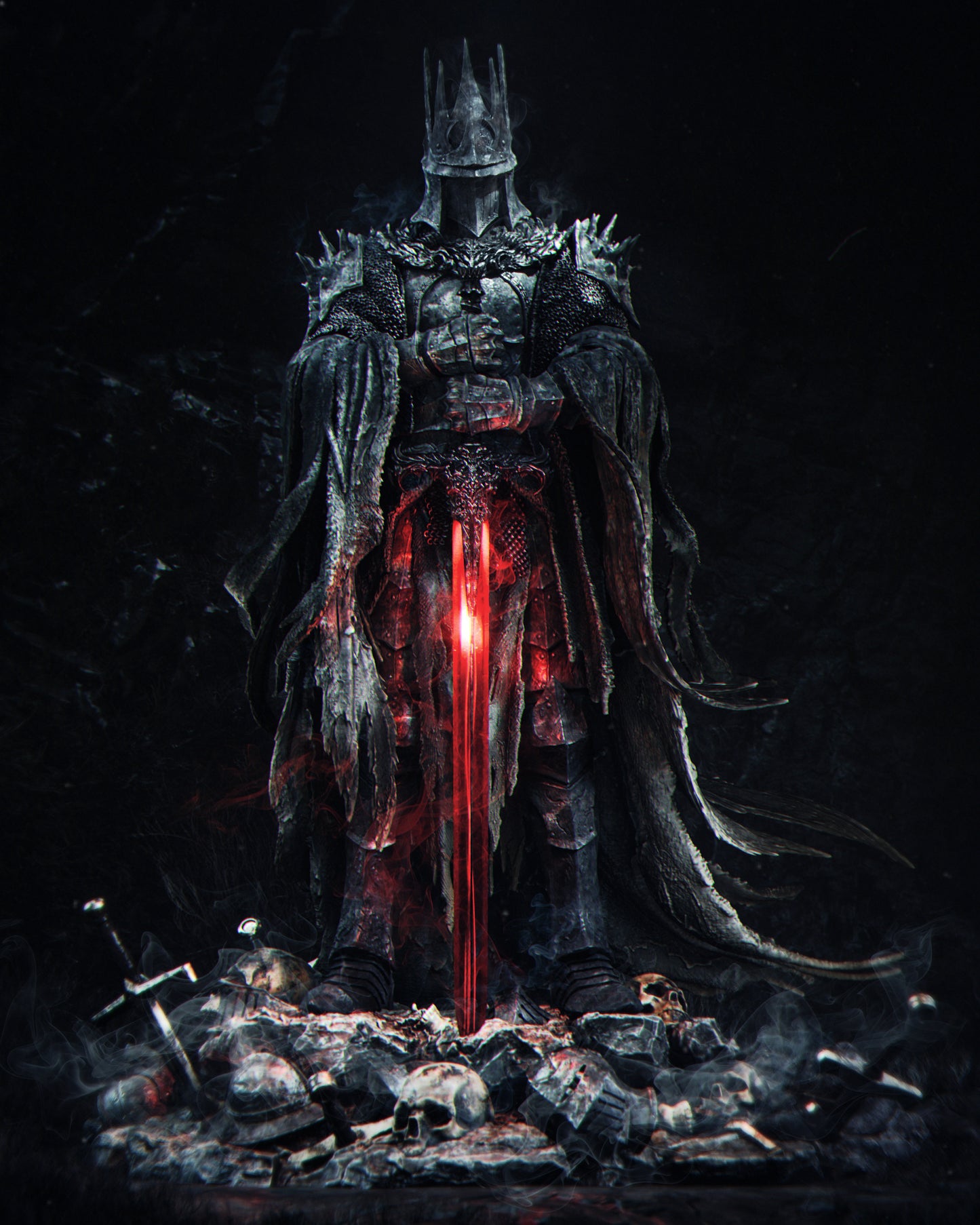 Death Knight Resin Art - MTO (Design by CA3D)