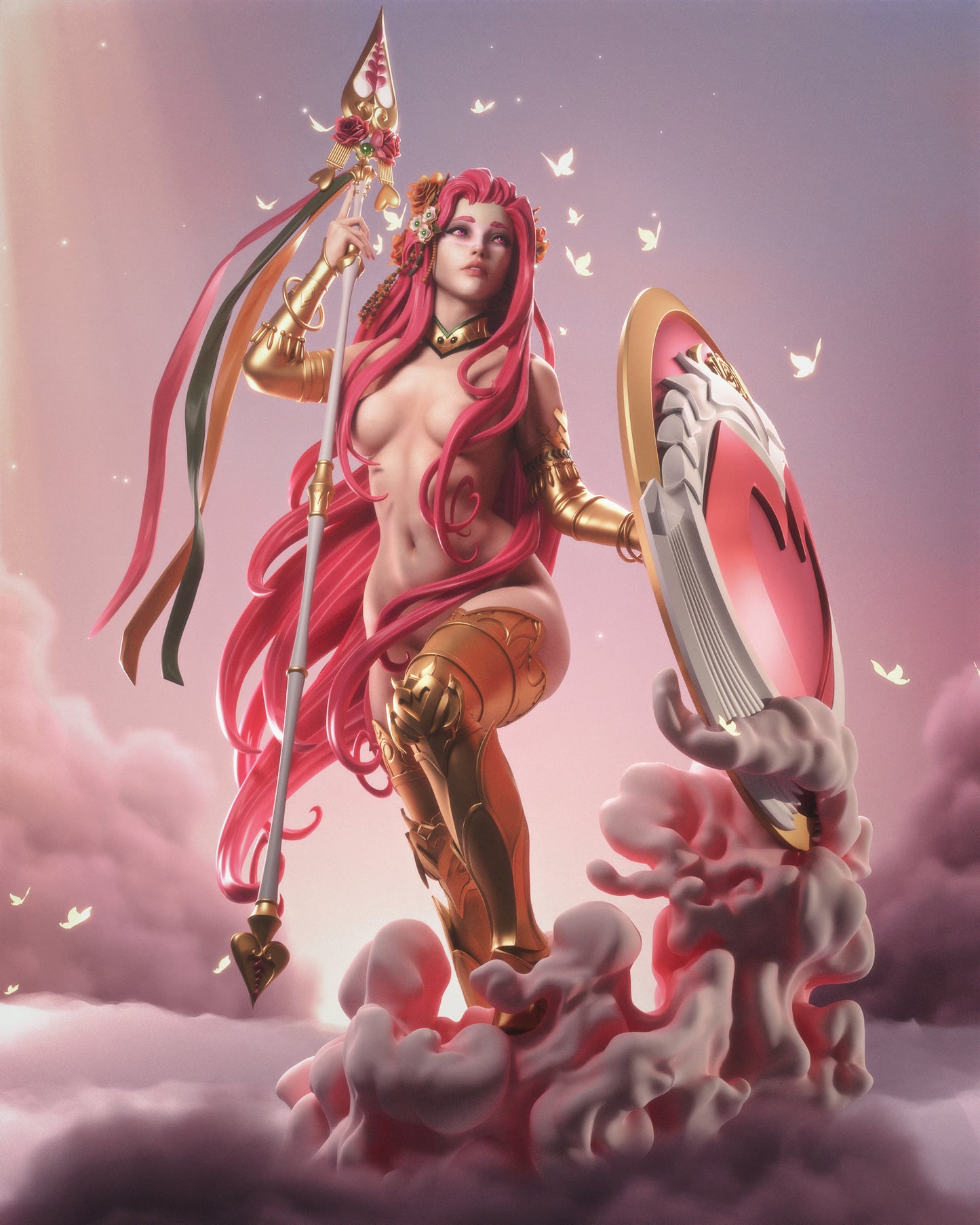 Aprhodite Resin Art - MTO (Design by CA3D)