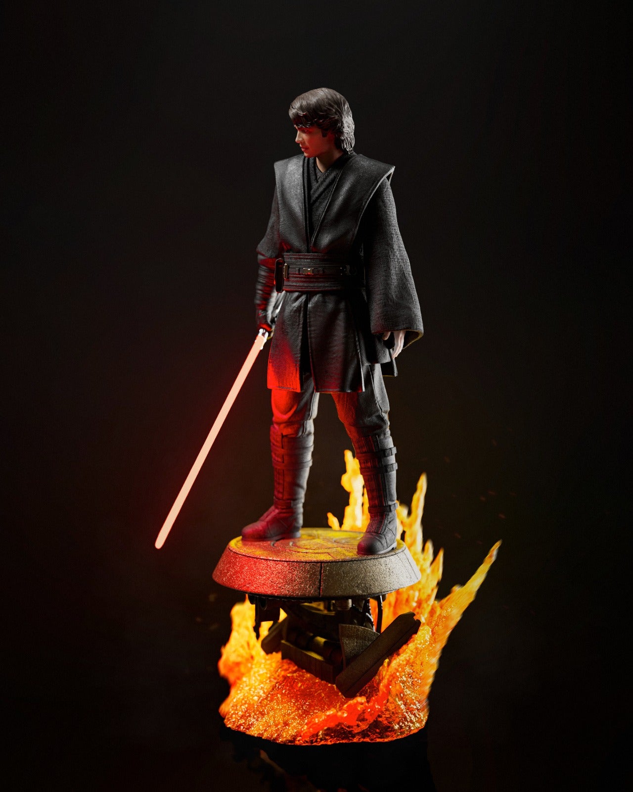 Anakin Skywalker Resin Sculpture (Design by CA3D Studios)