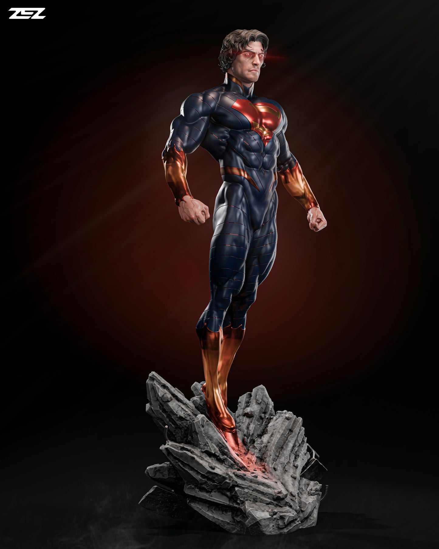 Superman Absolute Resin Sculpture Fan Art Pro - MTO (ZEZ)