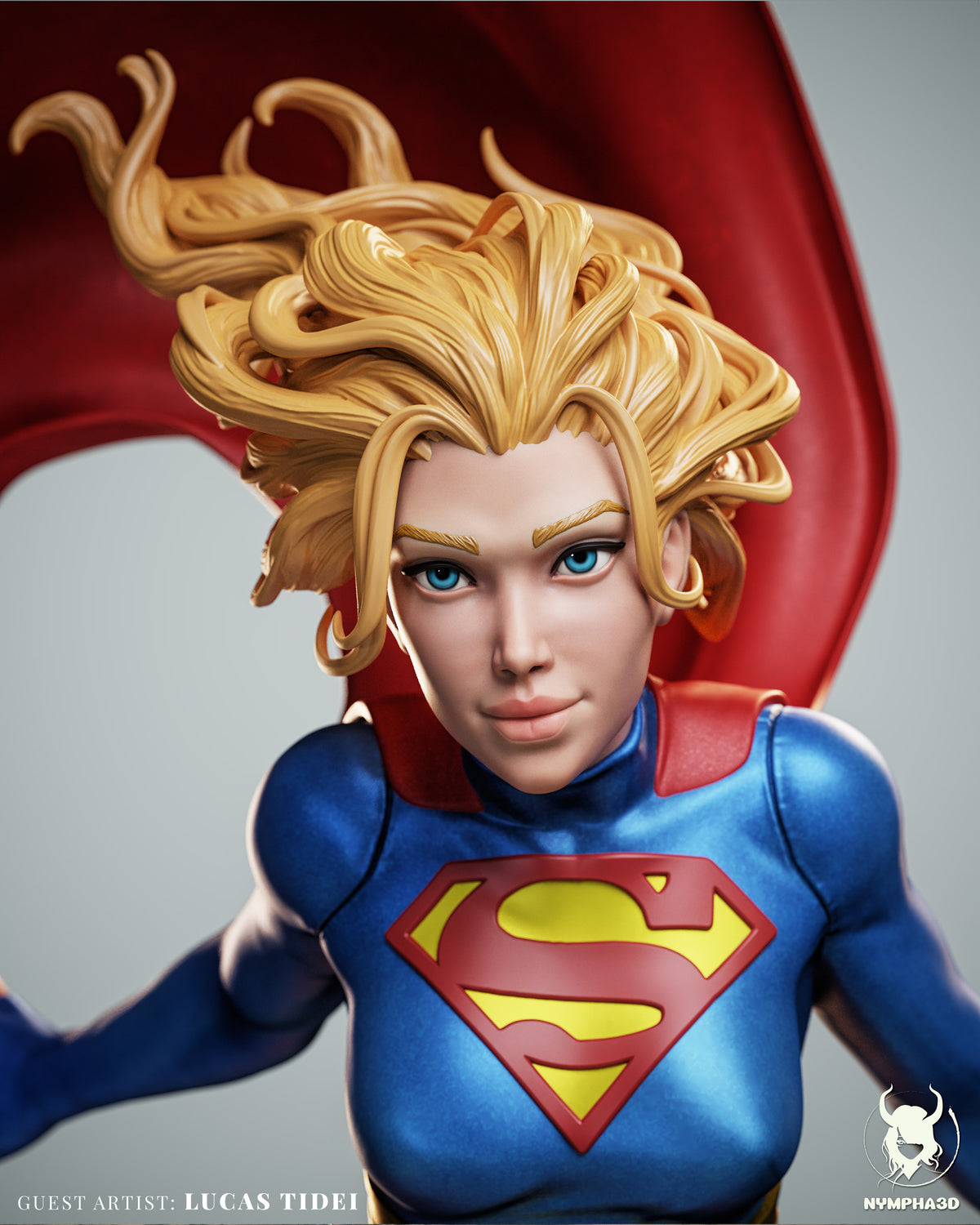 Supergirl Resin Art (Nympha3D)