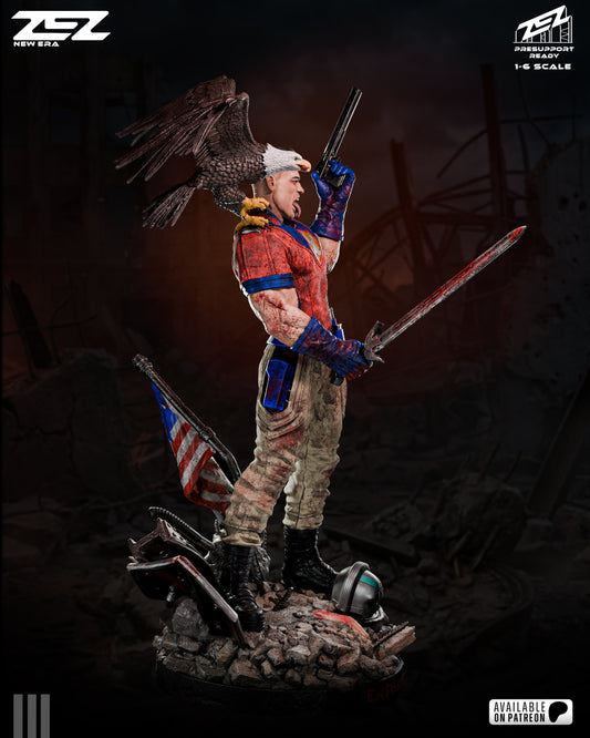 Peacemaker Resin Art (Design by ZEZ Studios)